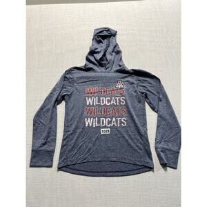 Arizona Wildcats Pullover Hoodie Men Sz M Gray Pre-Owned Excellent